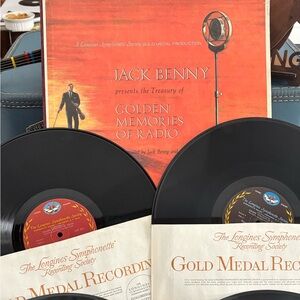 Jack Benny Golden Memories of Radio Vinyl Records in Mint condition